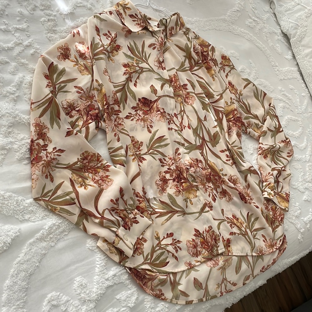 H&M button up blouse